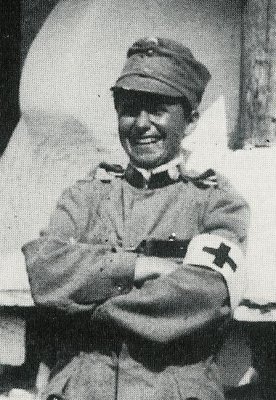 Das Bild zeigt Stephani Hollenstein im Ersten Weltkrieg als Soldat