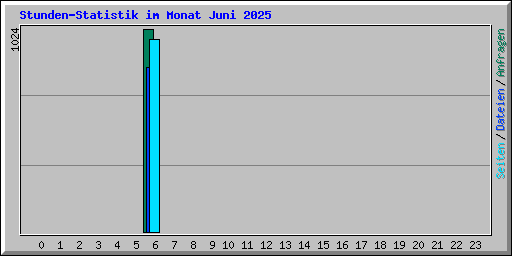 Stunden-Statistik im Monat Juni 2025